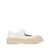 Marni 'Mary Jane' White Sandals With Touch-Strap Closure And Logo Patch On The Rear In Leather Woman WHITE