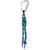 DSQUARED2 Two-Tone Fabric Keyring With Maxi Carabiner Blue