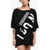 DSQUARED2 Flared Icon Mini Dress With Double Side Splits Black