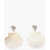 DSQUARED2 Oversized Shell Earrings White