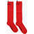 DSQUARED2 Ribbed Cotton Blend Long Socks Red
