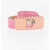 DSQUARED2 Leather Maxi Belt With Metal Buckle 40Mm Pink