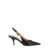 Salvatore Ferragamo 'Tally' Black Slingback Pumps With Medium Stiletto Heel In Leather Woman Black
