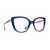 BLUSH Blush By Caroline Abram  Epice Eyeglasses 673 BLUE/PINK