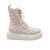 AGL Agl Quilted Leather Ankle Boot Beige