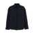 JUUN.J Black Jacket With Classic Collar And All-Over Stirped Motif In Wool And Cotton Blend Man Black