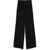 Max Mara Straight-Leg Trousers In Light Wool BLACK
