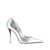 Christian Louboutin Christian Louboutin Miss Z Leather Pumps SILVER