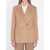 Max Mara Double-Breasted Blazer In Camel Beige