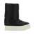 Rick Owens Black Down Filled And Quilted Ankle Boots In Leather Man Black
