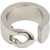 MM6 Maison Margiela "Minimal Numeric" Band Ring SILVER