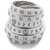 MM6 Maison Margiela "Minimal Numeric" Ring SILVER