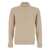Kangra Beige Turtle Neck Sweater In Wool Man Beige