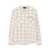 AMIRI Beige Shirt With Check Pattern And Lettering Logo On Front And Backin Flannel Man Beige