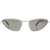 Alexander McQueen Cat-eye Sunglasses SILVER/GREY