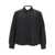 C.P. Company Black Jacket With Classic Collar And Logo Plaque On The Sleeve In Tech Fabric Man Black