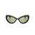 Jean Paul Gaultier Jean Paul Gaultier Black Parisian Cat Sunglasses Black