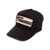 DSQUARED2 Black Baseball Cap With Maxi Print On The Front And Logo Lettering On The Rear In Cotton Man Black