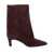 STRATEGIA 'Joelle' Bordeaux Ankle Boots With Pointed Design And Low Heel In Suede Woman Red