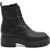 Hogan H700 Leather Ankle Boots BLACK