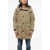 Moorer Cotton Blend Ted Parka Jacket With Down Padding Brown