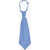 CORNELIANI Solid Color Satin Ascot Tie Blue