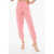 Elisabetta Franchi Knitted Sweatpants With Cuffs Pink