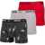 Nike Set Of 3 Stretch Cotton Boxer With Logoed Elastic Band Multicolor