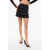 Elisabetta Franchi Flounced Miniskirt With Sequines Black