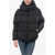 Bacon Hooded Cloud Down Jacket With Front Zip Black
