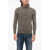 Moorer Cashmere Blend Fedro Pullover With Half Zip Brown