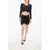 Elisabetta Franchi Sequined Skirt And Top Set Black