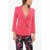 Elisabetta Franchi Double-Breasted Blazer With Peak Lapel Pink