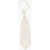 CORNELIANI Solid Color Satin Ascot Tie White
