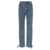 ROTATE Birger Christensen Rotate Birger Christensen 'Laced Straight Leg' Jeans BLUE