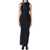 COPERNI Coperni Asymmetric Flower Gown Black