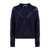 Incotex Incotex Perforated Crewneck Sweater Blue BLUE