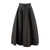 Alberta Ferretti Alberta Ferretti Grey Wool And Silk Midi Skirt GRAY