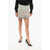 Elisabetta Franchi Embroidered Tweed Miniskirt With Beads White