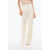 Elisabetta Franchi Front Pleated Bootcut Pants White