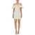 ROTATE Birger Christensen Mini Dress With Bare Shoulders IVORY
