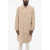 Brunello Cucinelli Nylon Trench Coat With Hidden Buttoning Beige