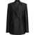 Dolce & Gabbana Double-Breasted Jacket In Faille BLACK