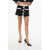 Balmain Tweed Mini Skirt With Contrasting Details Black & White