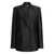 Dolce & Gabbana Double-Breasted Jacket In Faille Black