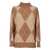 Lorena Antoniazzi KNIT TURTLENECK Brown