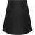 Alexander McQueen Flared Midi Skirt BLACK