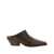 Brunello Cucinelli Brunello Cucinelli Leather Sabot BROWN