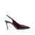 Casadei "Samurai Blade" 80mm Slingback Bordeaux