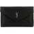 Saint Laurent Cassandre large envelope Clutch Bag NERO